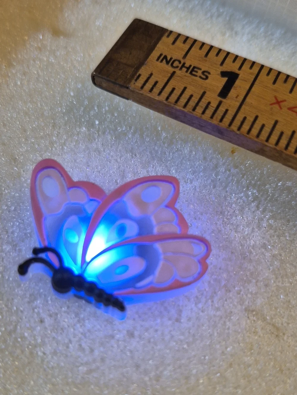 Crocs Charms • Belle, 3-D Snail, Light•up Butterfly, OrangeFlower Jibbitz Charms
